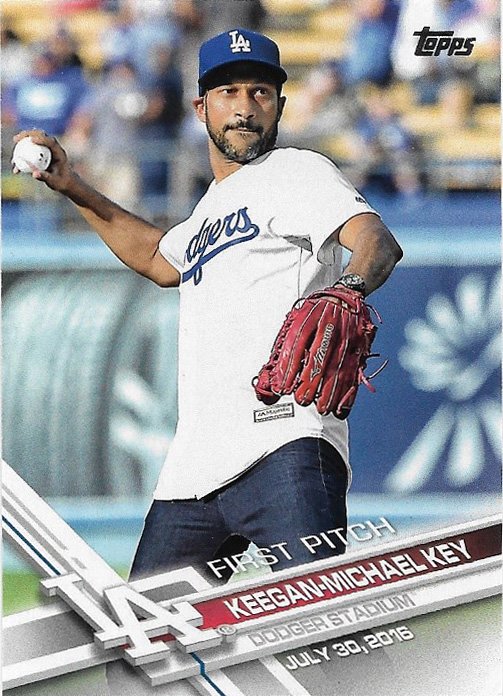 Keegan-Michael Key 2017 Topps First Pitch #FP-7 Baseball Card