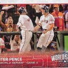 Hunter Pence 2015 Topps #9 San Francisco Giants Baseball Card Hunter Pence 2015 Topps #9 San Francisco Giants Baseball Card