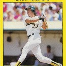 Jose Canseco 1991 Fleer #5 Oakland Athletics Baseball Card
