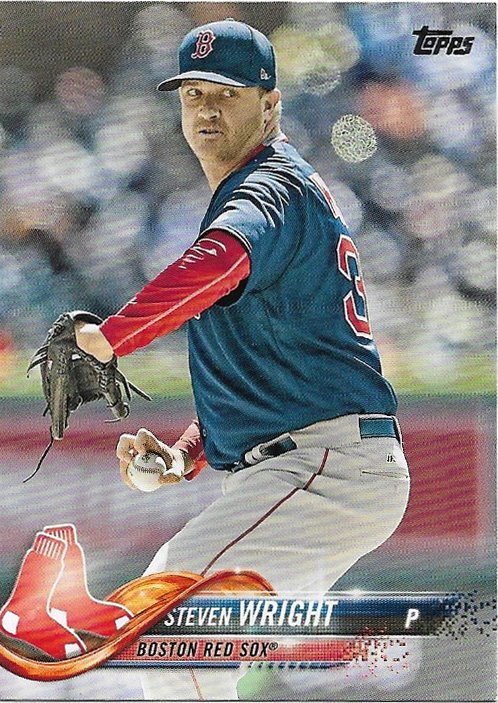 Steven Wright 2018 Topps #370 Boston Red Sox Baseball Card