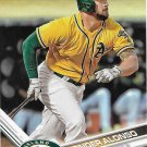 Yonder Alonso 2017 Topps #484 Oakland Athletics Baseball Card