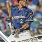 Keon Broxton 2017 Topps #182 Milwaukee Brewers Baseball Card