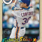 Michael Conforto 2017 Topps 1987 Design #87-81 New York Mets Baseball Card Michael Conforto 2017 Topps 1987 Design #87-81 New York Mets Baseball Card