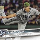 Jose De Leon 2017 Topps Update Rookie #US186 Tampa Bay Rays Baseball Card