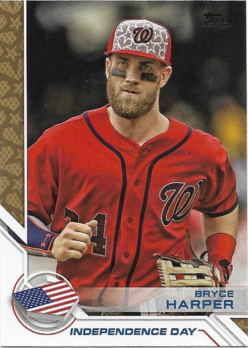 Bryce Harper 2017 Topps Independence Day #ID-24 Washington Nationals Baseball Card
