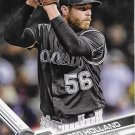 Greg Holland 2017 Topps Update #US119 Colorado Rockies Baseball Card