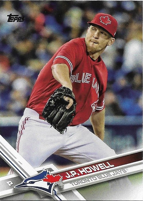 J.P. Howell 2017 Topps Update #US216 Toronto Blue Jays Baseball Card