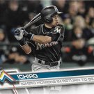 Ichiro Suzuki 2017 Topps Update #US80 Miami Marlins Baseball Card