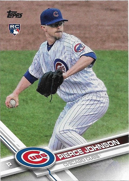 Pierce Johnson 2017 Topps Update Rookie #US179 Chicago Cubs Baseball Card