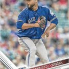Francisco Liriano 2017 Topps #469 Toronto Blue Jays Baseball Card