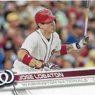 Jose Lobaton 2017 Topps #651 Washington Nationals Baseball Card
