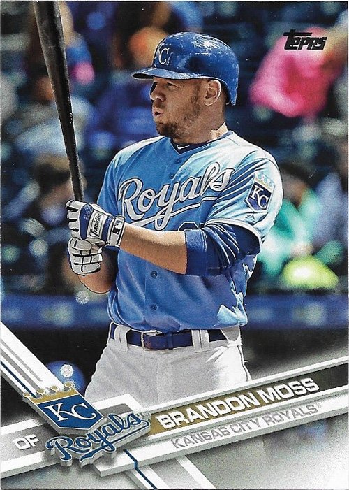 Brandon Moss 2017 Topps Update #US174 Kansas City Royals Baseball Card