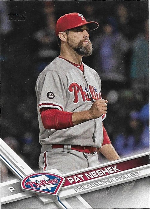 Pat Neshek 2017 Topps Update #US40 Philadelpha Phillies Baseball Card
