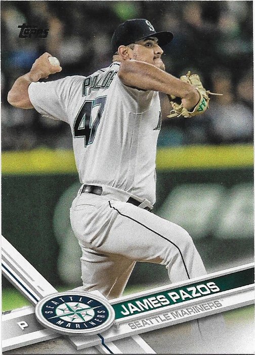 James Pazos 2017 Topps Update #US149 Seattle Mariners Baseball Card