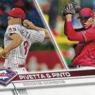 Nick Pivetta, Ricardo Pinto 2017 Topps Update Rookie #US235 Philadephia Phillies Baseball Card