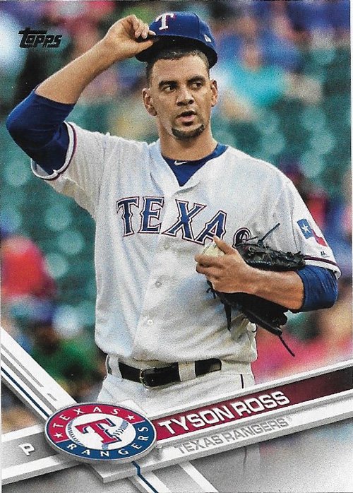 Tyson Ross 2017 Topps Update #US229 Texas Rangers Baseball Card