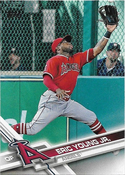 Eric Young Jr 2017 Topps Update #US265 Los Angeles Angels Baseball Card