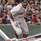 Chris Young 2017 Topps #654 Boston Red Sox Baseball Card