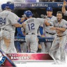 Texas Rangers 2016 Topps #552 Baseball Team Card