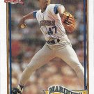 Gene Harris 1991 Topps #203 Seattle Mariners Baseball Card