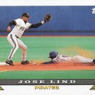 Jose Lind 1993 Topps #108 Pittsburgh Pirates Baseball Card