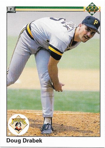 Doug Drabek 1990 Upper Deck #422 Pittsburgh Pirates Baseball Card