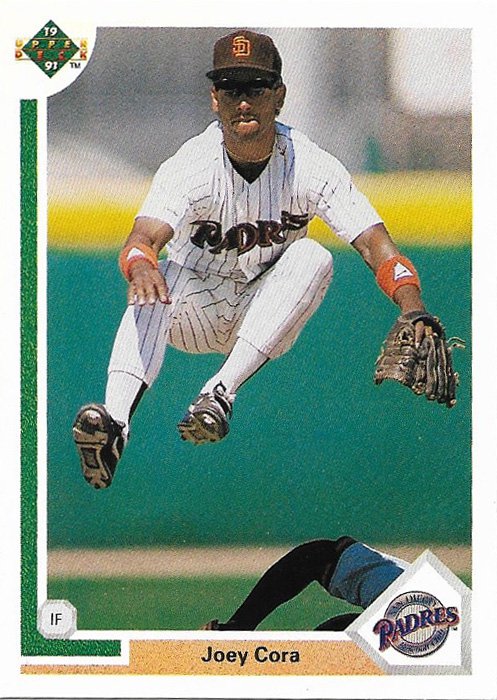 Joey Cora 1991 Upper Deck #291 San Diego Padres Baseball Card