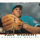 Dave Weathers 1995 Topps #73 Florida Marlins Baseball Card