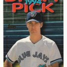Kevin Witt 1995 Topps #341 Toronto Blue Jays Baseball Card
