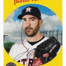 Justin Verlander 2018 Topps Archives #93 Houston Astros Baseball Card Justin Verlander 2018 Topps Archives #93 Houston Astros Baseball Card