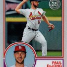 Paul DeJong 2018 Topps Chrome 1983 Refractors #83T-22 St. Louis Cardinals Baseball Card