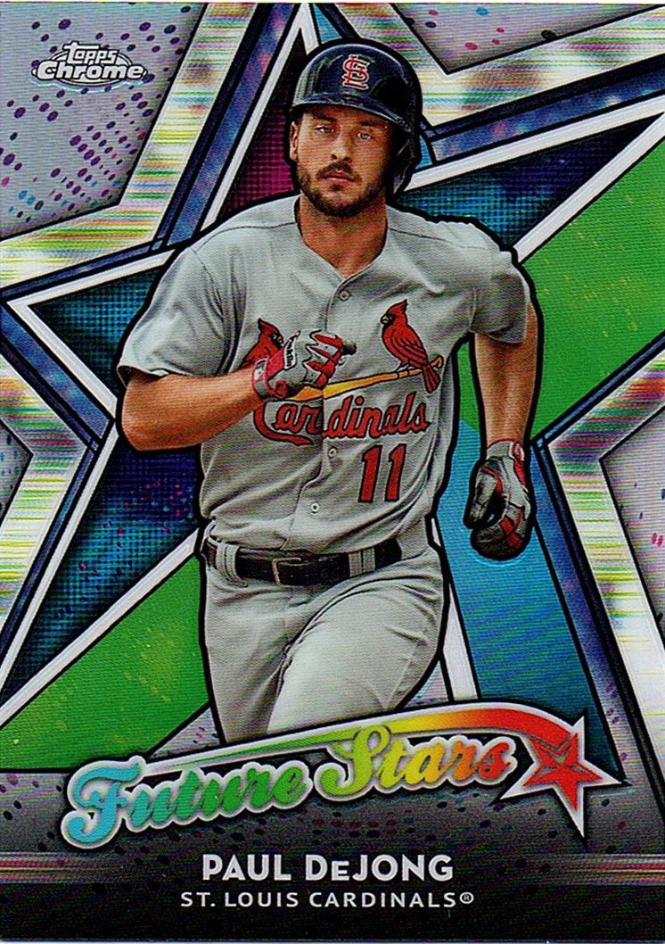 Paul DeJong 2018 Topps Chrome Future Stars #FS-17 St. Louis Cardinals Baseball Card