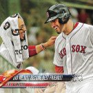 Mookie Betts, J.D. Martinez 2018 Topps Update #US64 Boston Red Sox Baseball Card