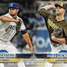 Jose Castillo, Walker Lockett 2018 Topps Update Rookie #US169 San Diego Padres Baseball Card