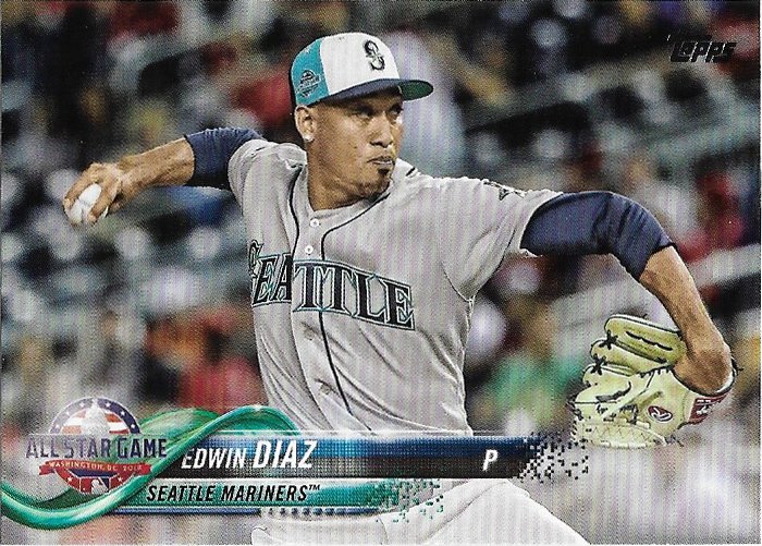 Edwin Diaz 2018 Topps Update #US98 Seattle Mariners Baseball Card