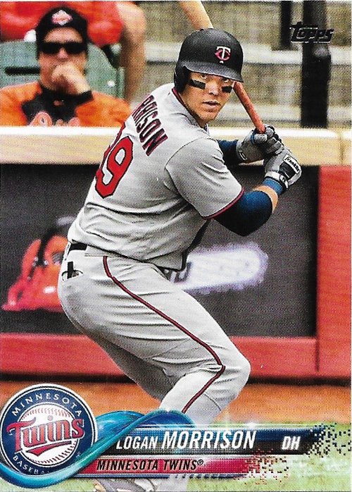 Logan Morrison 2018 Topps Update #US71 Minnesota Twins Baseball Card