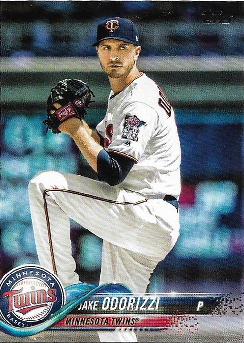 Jake Odorizzi 2018 Topps Update #US47 Minnesota Twins Baseball Card
