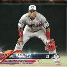 Jose Ramirez 2018 Topps Update #US31 Cleveland Indians Baseball Card