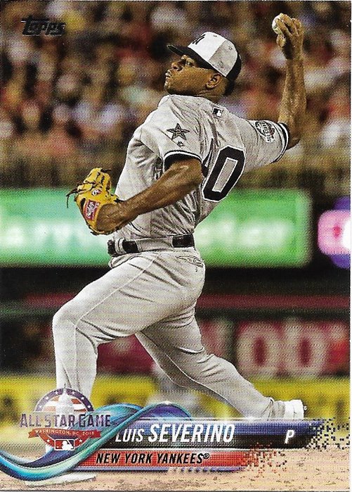 Luis Severino 2018 Topps Update #US78 New York Yankees Baseball Card