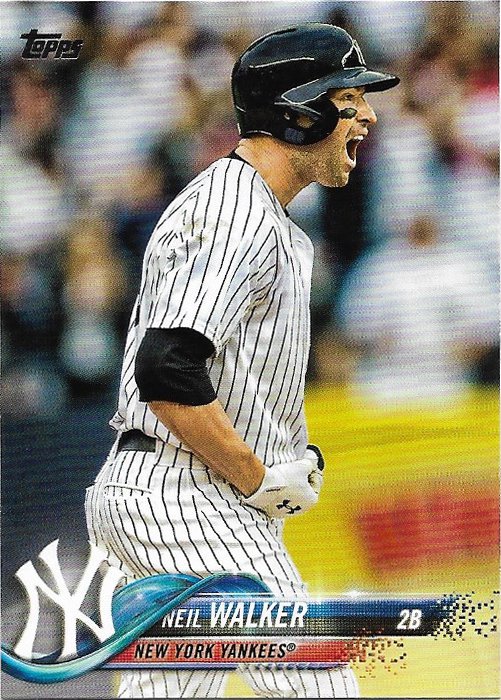Neil Walker 2018 Topps Update #US206 New York Yankees Baseball Card