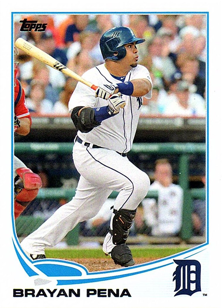 Brayan Pena 2013 Topps Update #US196 Detroit Tigers Baseball Card