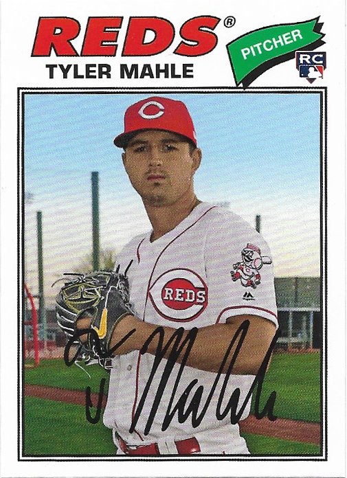 Tyler Mahle 2018 Topps Archives Rookie 193 Cincinnati Reds Baseball Card