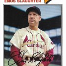 Enos Slaughter 2018 Topps Archives #147 St. Louis Cardinals Baseball Card Enos Slaughter 2018 Topps Archives #147 St. Louis Cardinals Baseball Card