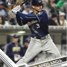 Orlando Arcia 2017 Topps Update Rookie Debut #US193 Milwaukee Brewers Baseball Card