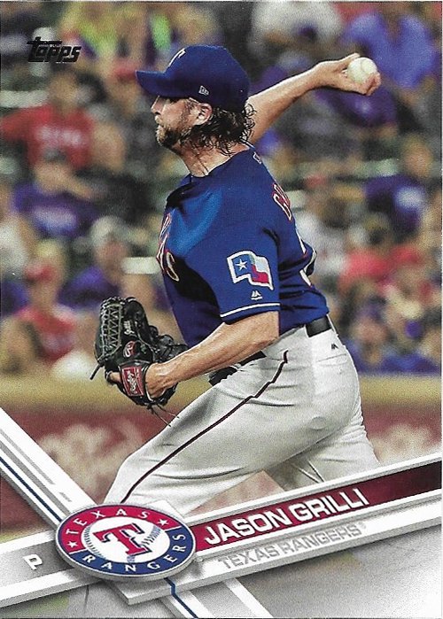 Jason Grilli 2017 Topps Update #US73 Texas Rangers Baseball Card