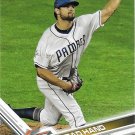 Brad Hand 2017 Topps Update #US196 San Diego Padres Baseball Card
