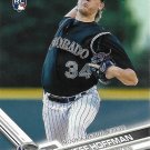 Jeff Hoffman 2017 Topps Update Rookie Debut #US286 Colorado Rockies Baseball Card