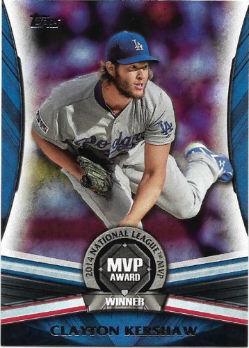 Clayton Kershaw 2017 Topps MVP Award Winner #MVP-4 Los Angeles Dodgers  Baseball Card