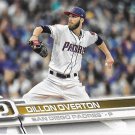 Dillon Overton 2017 Topps Update #US145 San Diego Padres Baseball Card