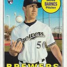 Jacob Barnes 2018 Topps Heritage Rookie #507 Milwaukee Brewers Baseball Card